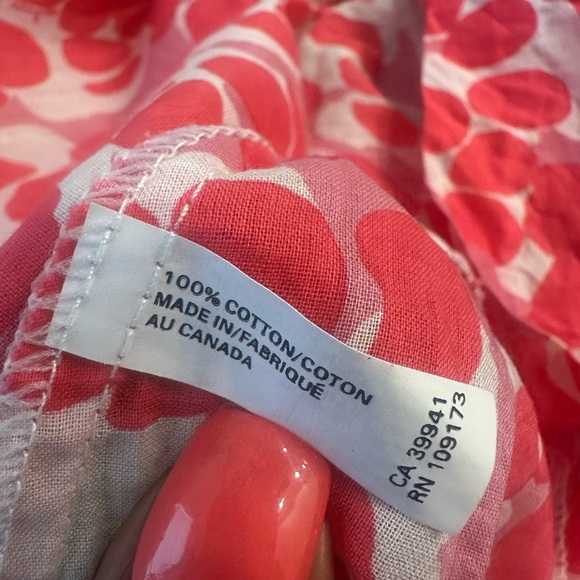 Virginia Johnson Pink Sheer Tunic Dress, Medium | Long Sleeve Beach Cover-Up - Picture 7 of 8